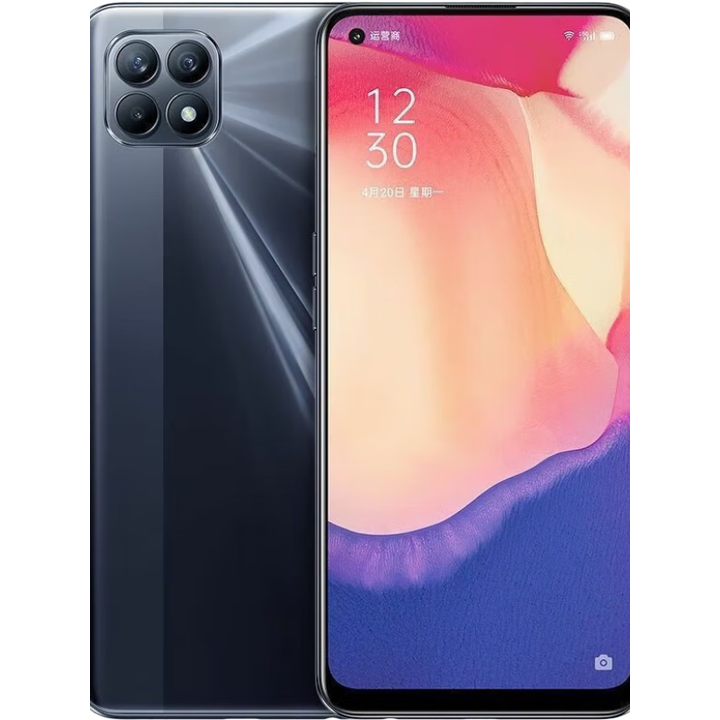 OPPOReno8 12+256GB大内存 天玑1300芯片 4500mAh长续航+80w闪充 智能手机  Reno4se超闪黑【面部解锁】 8GB+128GB x 5G【副厂屏】
