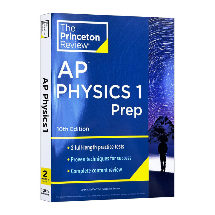 《普林斯顿评论AP物理1 第10版 英文原版 Princeton Review AP Physics 1 Prep 10th Edition ...
