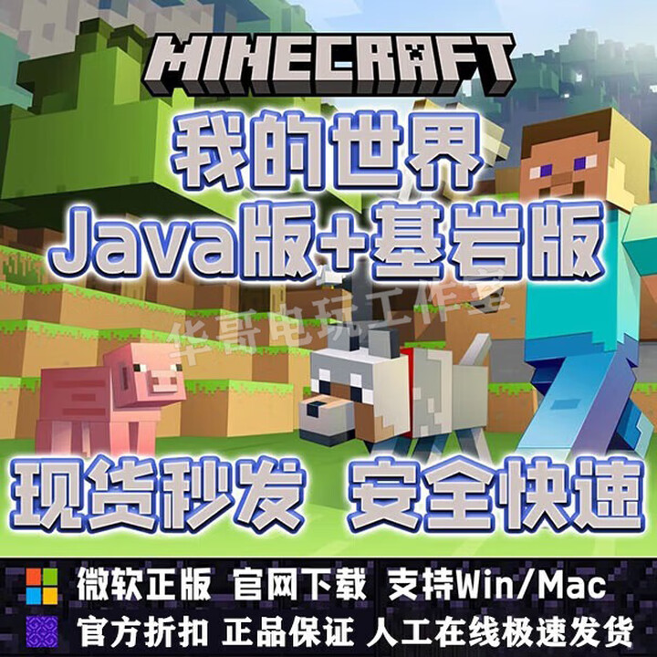 我的世界Java+基岩版 Minecraft 微激活软码大师收藏版 PC版 年度版 简体中文【图片 价格 品牌 报价】-京东
