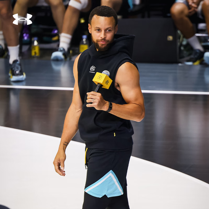 春夏curry库里splash男子篮球运动连帽背心