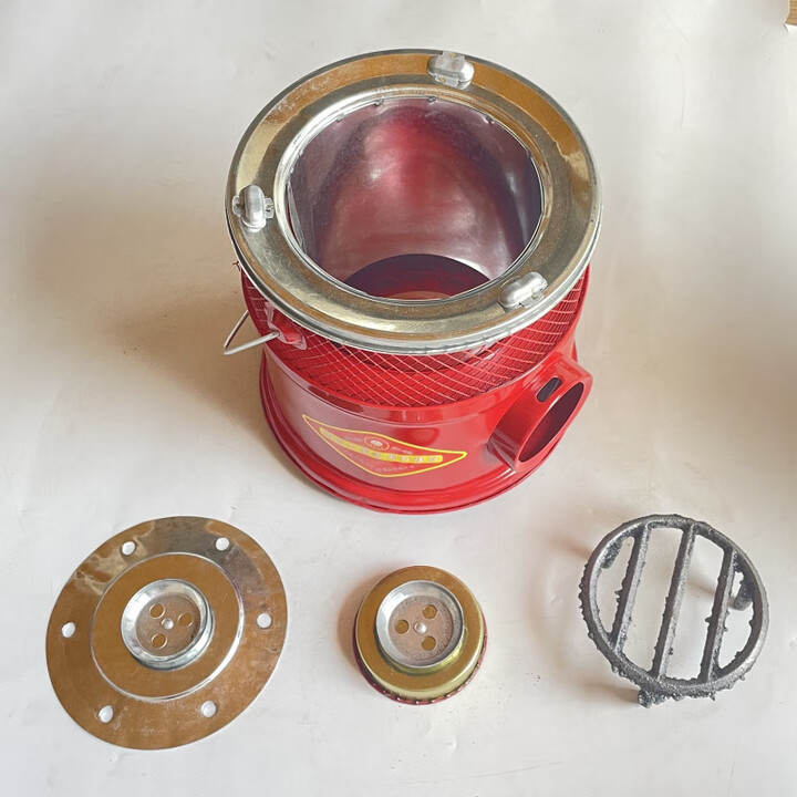 仰朋乔迁过火取暖炒菜木炭炉蜂窝煤炉子钓鱼取暖器不插电自发热煤蜂窝 单炉【无配件】 【加厚款】 一节