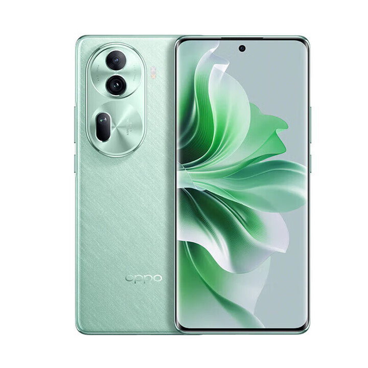 OPPOReno11    5G手机通 天玑8200旗舰芯 拍照光影美学家 萤石青 12GB+512GB 单机+第三方品牌快充+店保一年