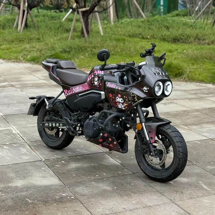 二手春风XO狒狒125CC摩托车电喷水冷复古型mini小猴子小怪兽街车 黑色【图片 价格 品牌 报价】-京东