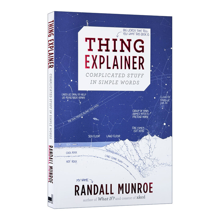 《Thing Explainer 英文原版 万物解释者 比尔盖茨书单推荐 what if作者 兰道尔门罗 科普热点读物书籍 精装 英文版 进口 ...