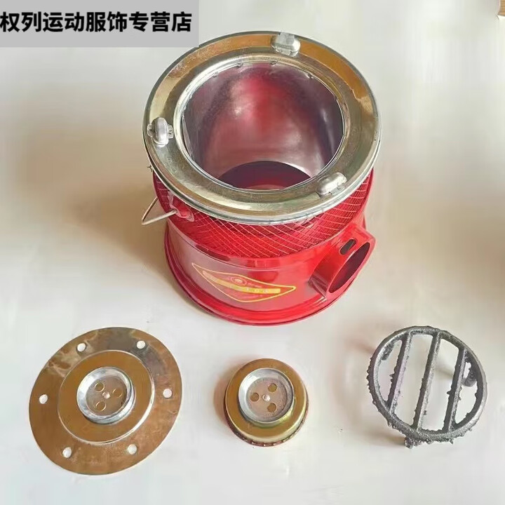 糜鸿（MIEHONE）便携式多功能蜂窝煤炉子手提钓鱼户外帐篷取暖炉烧烤炉+碳夹 [加厚款]一节炉 网片[无炉]