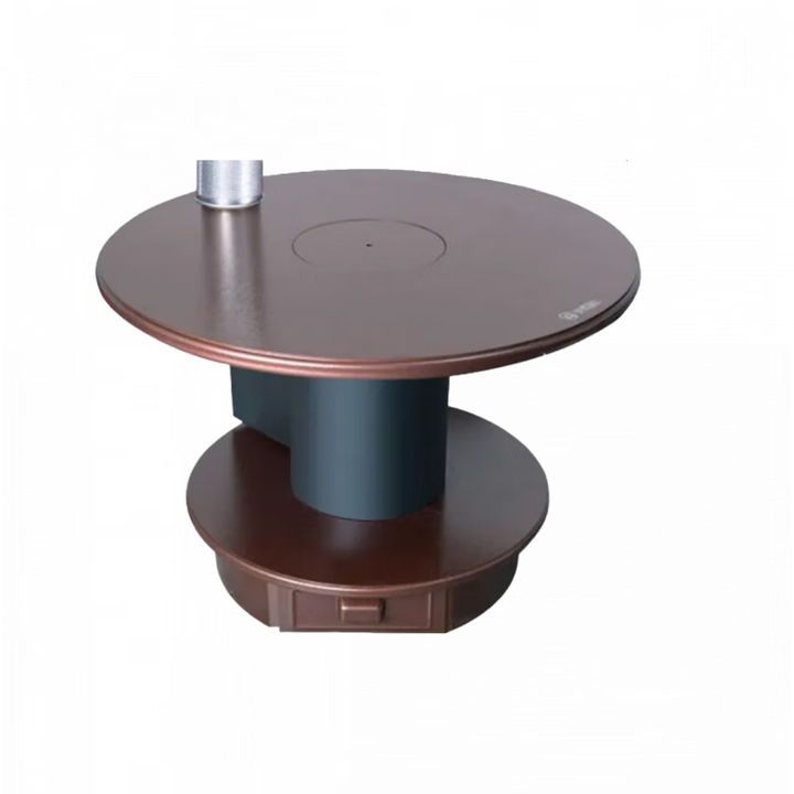 火焰山贵州遵义茶几取暖柴煤两用汽化炉加厚柴火室内农村家用新品 一米圆烧煤