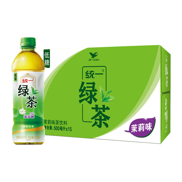 统一绿茶茉莉味瓶装茶饮料500ml*15瓶整箱茶多酚低糖火锅伴侣解腻 绿茶茉莉味500ml*15瓶[整箱装]【图片 价格 品牌 报价】-京东