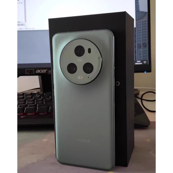 HONOR荣耀 magic5pro（展机） 第二代骁龙8全焦段影像曲屏旗舰手机 赠送运费险详询客服 苔原绿 12GB+256GB
