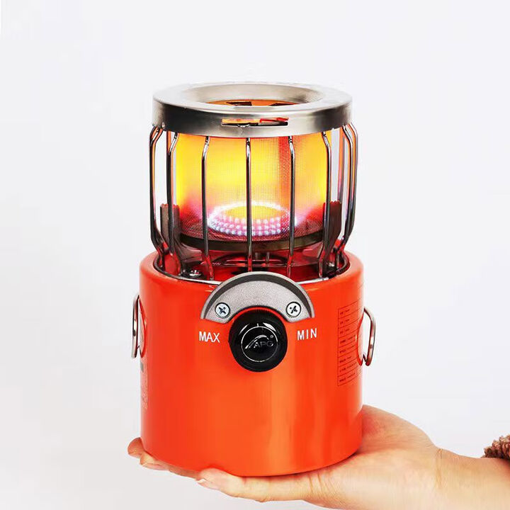 三栖虎户外便携式燃气取暖炉具冰钓露营烧水取暖小炉子营地帐篷烧水取暖 取暖单炉