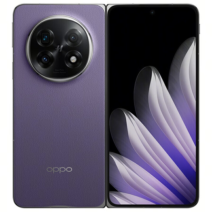 OPPO【分期免息】Find N5 超薄 超长续航冰川电池 折叠屏旗舰手机 Find N5 暮紫 16GB+1TB卫星版 官方标配 原封未激活 全国联保