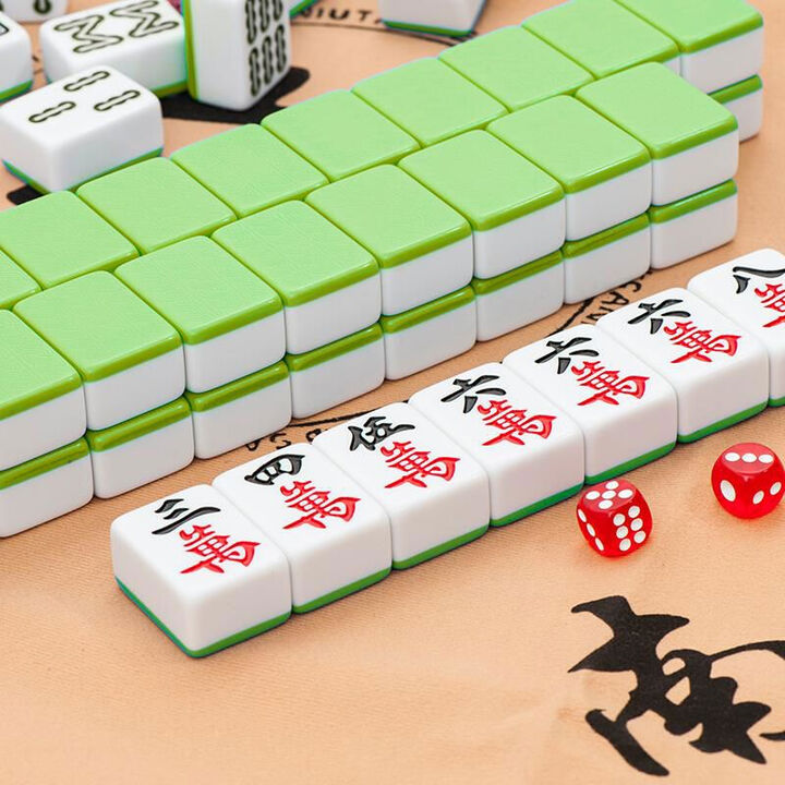 麻将牌家用手搓大号中号一级无瑕疵多色赠送桌布骰子收纳软包 特一级42mm144张墨绿色赠桌布骰子软包【图片 价格 品牌 报价】-京东