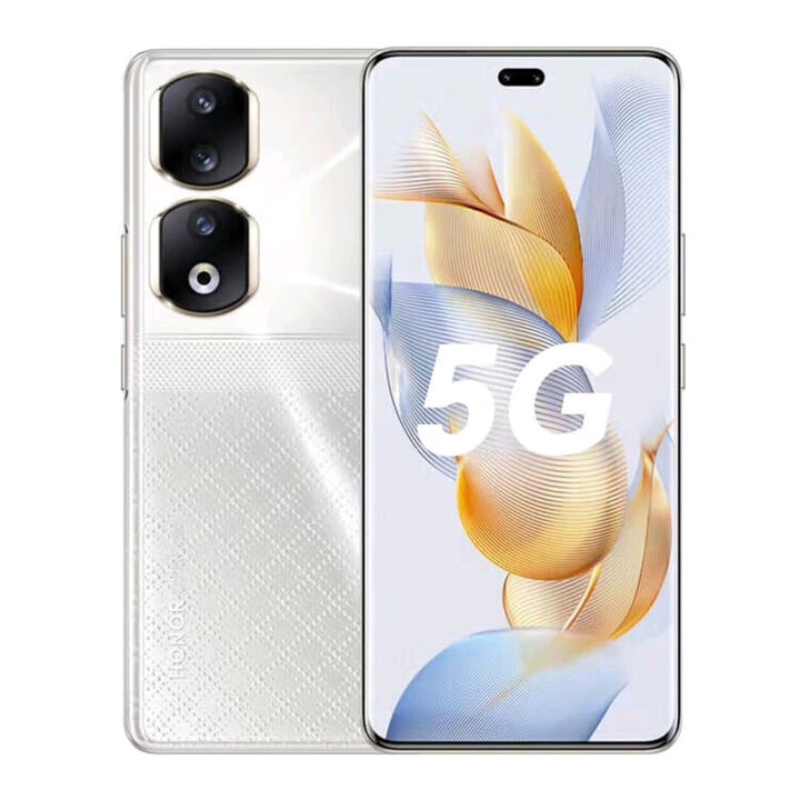 荣耀（HONOR）90pro全网通5G超清2亿像素长续航5000毫安大音量曲屏拍照手机护眼 星钻银 16GB+512GB 单机+第三方品牌充电器+店保1年