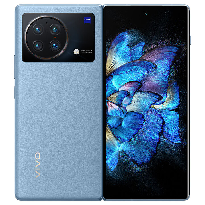 vivo X Fold 120Hz双屏幕指纹骁龙8折叠屏手机 晴山蓝 12GB+256GB x 5G全网通 x 套餐3