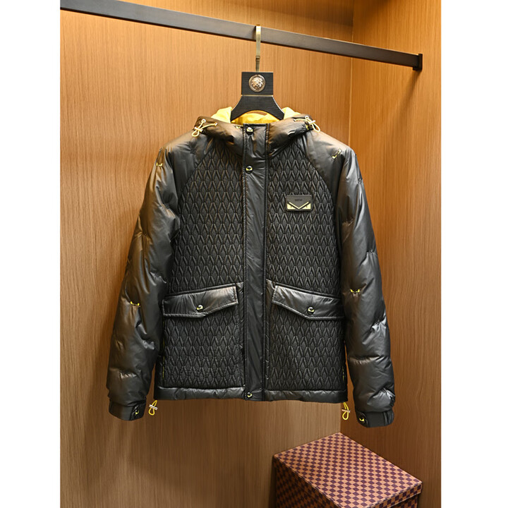 B PRORSUM巴宝莉冬季新款时尚羽绒服男士潮牌保暖防寒轻奢大码连帽外套 黑色 4XL【图片 价格 品牌 报价】-京东