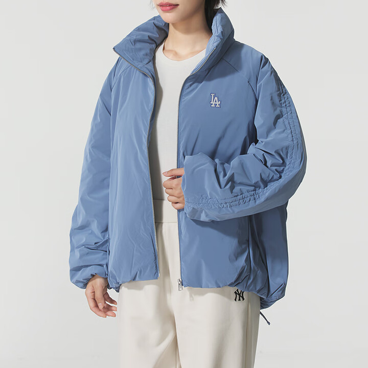 【美职棒(MLB)运动羽绒服】MLB羽绒服女装 防寒保暖运动休闲服宽松舒适立领夹克外套 S【行情 报价 价格 评测】-京东
