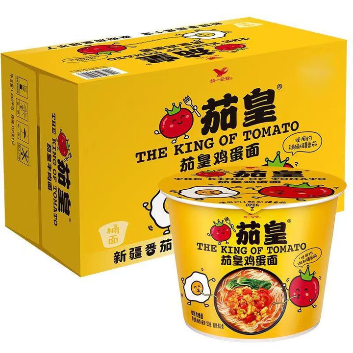 统一茄皇番茄鸡蛋番茄牛肉面 面12桶泡面 面泡面 面拉面 面夜宵 128g*12桶茄皇牛肉面面【图片 价格 品牌 报价】-京东