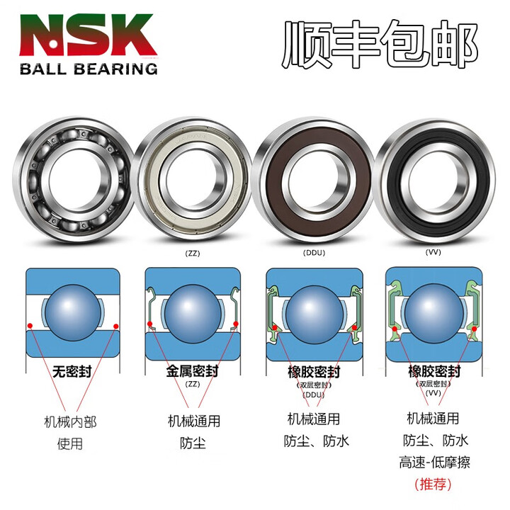 6313 Rz NSK轴承S 6313 ZZ DDU VV 2R S Z hZ NR配件P5 NSK 6313ZZC3金属密封【图片 价格 品牌 报价】-京东