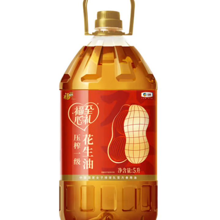 福临门食用油 福临门福至心礼压榨一级花生油5L【图片 价格 品牌 报价】-京东