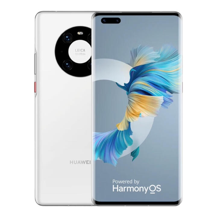 华为Mate40 pro 5G全网通麒麟9000芯片鸿蒙系统99NFC双卡双待准游戏机 白色 8+128