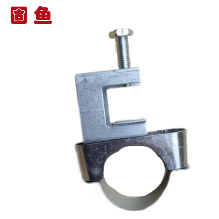 固鱼钢结构固定管卡夹子kbg电线管固定吊卡工字钢卡钢梁夹夹镀锌管箍