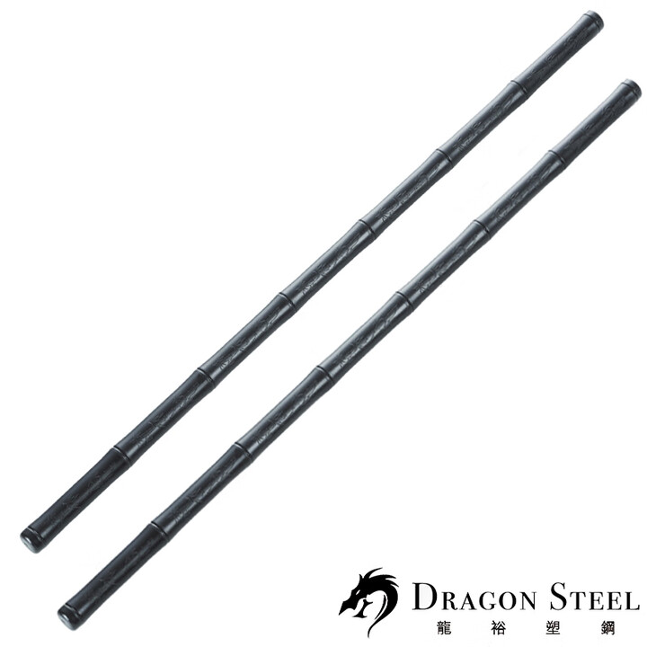 COLD STEEL龙裕塑钢短棍菲律宾武术练习双棍格斗训练魔杖便携防身合法武器 黑色菲律宾魔杖(送袋)