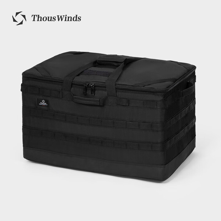 THOUS WINDS 千风户外露营收纳包大容量杂物袋灯具炊具餐具炉具气罐配件收纳 战术收纳包加大号XL 黑色