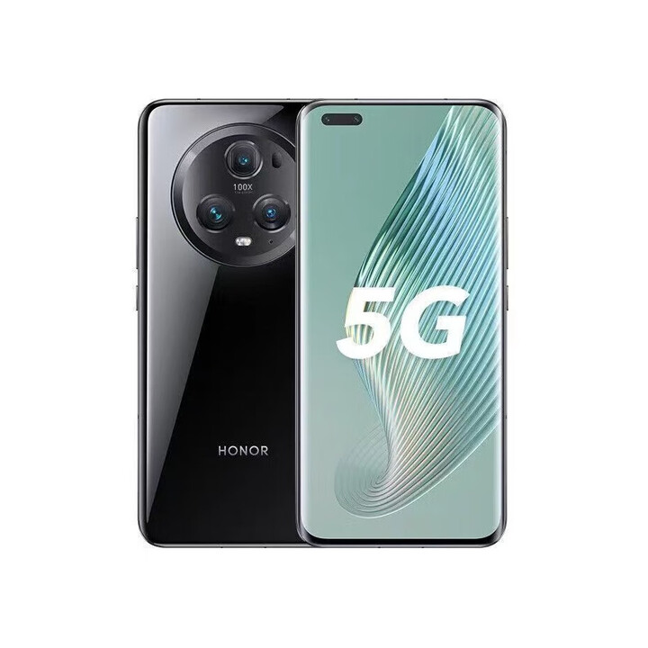 荣耀Magic5 Pro国产新款摄影手机拍照礼物 亮黑色 16GB+512GB 套餐1：单机+普通充电器