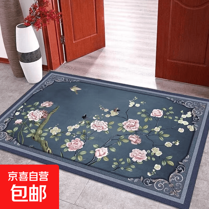 Brangdy中式新年门垫蛇年红色喜庆门口地垫门口入户门脚垫吸水垫 新中式-5 60*90cm【图片 价格 品牌 报价】-京东