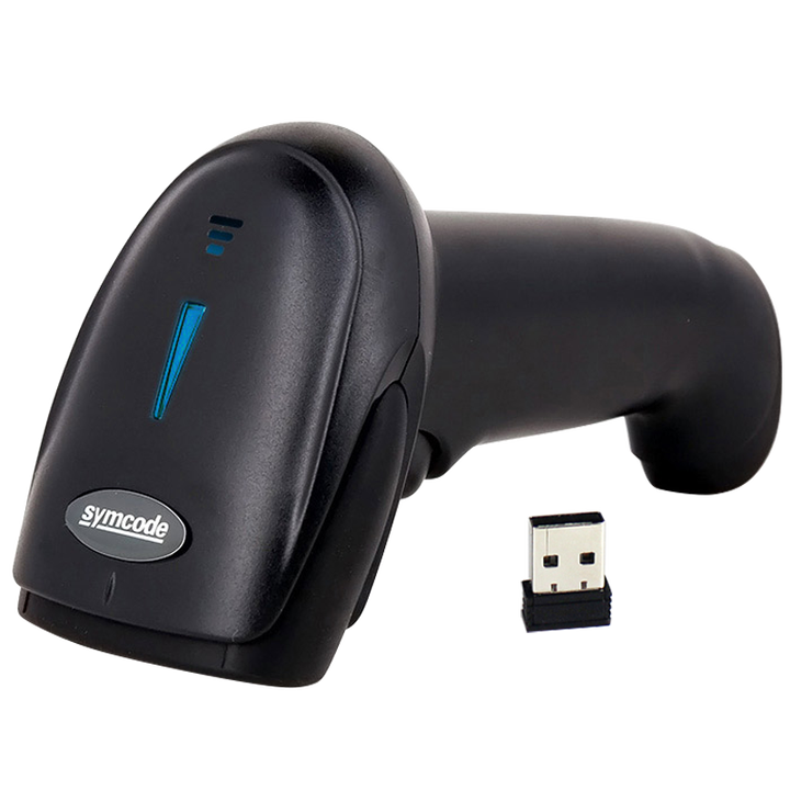 symcode 蓝牙扫码枪快递单扫描器超市收银条码扫码枪移动支付微信收款 商超快递扫码枪 【蓝牙二维】屏幕码+商品码黑