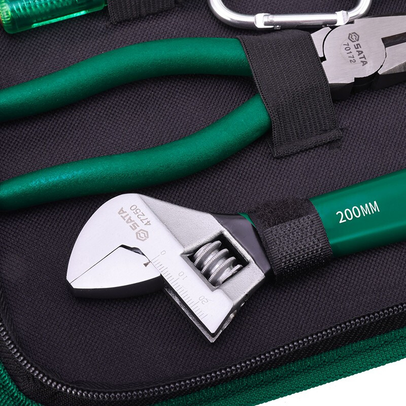 世达（SATA）06001 7件套基本维修组套 家用工具包 五金工具包 日常家用维修套装 06001