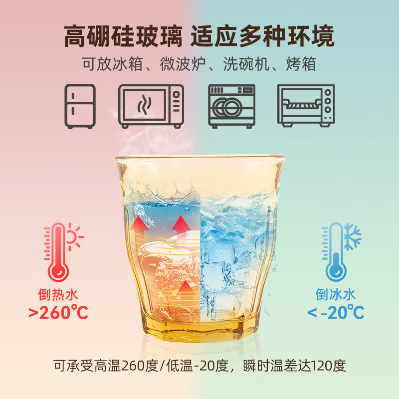 艾逸瑶选铂萃系列高硼硅玻璃餐具18件套CJ-21139