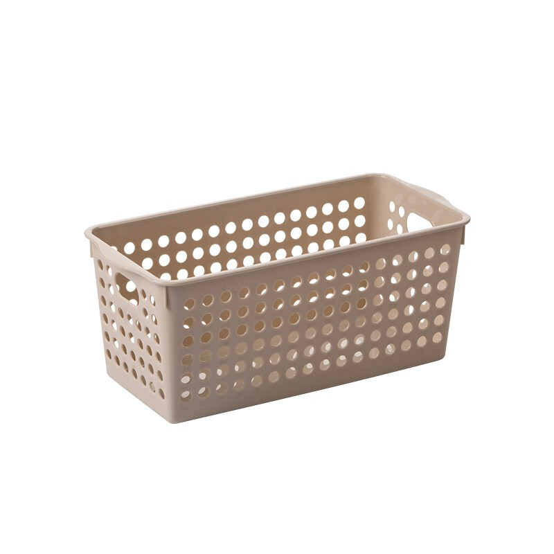 茶花（CHAHUA）茶花收纳筐厨房蔬菜水果筐果蔬收纳整理筐文具收纳盒收纳筐小号2898 粉色4个装-2898