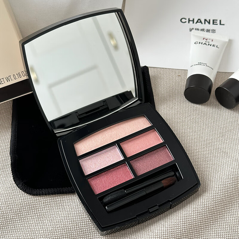 香奈儿（Chanel）限量五色眼影Warm白桃盘米色时尚眼部长久持妆哑光彩盘圣诞节礼物