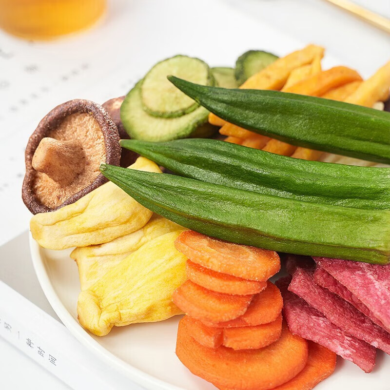 鲜记蜜饯果干水果干年货休闲零食办公室小吃童年蜜饯小吃 综合果酥脆500g大桶装