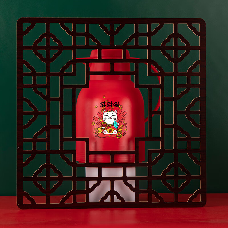 MOM促销礼品保温壶水杯套装银行保险商务礼品送客户可定制 6003 保温壶+玻璃杯套装 1000ml