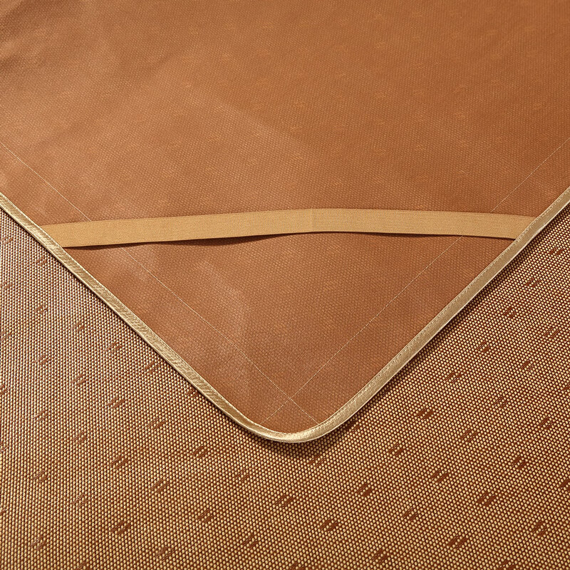 富安娜家纺单人席子 夏季凉席仿藤席可折叠学生宿舍0.9米床（90*190cm）