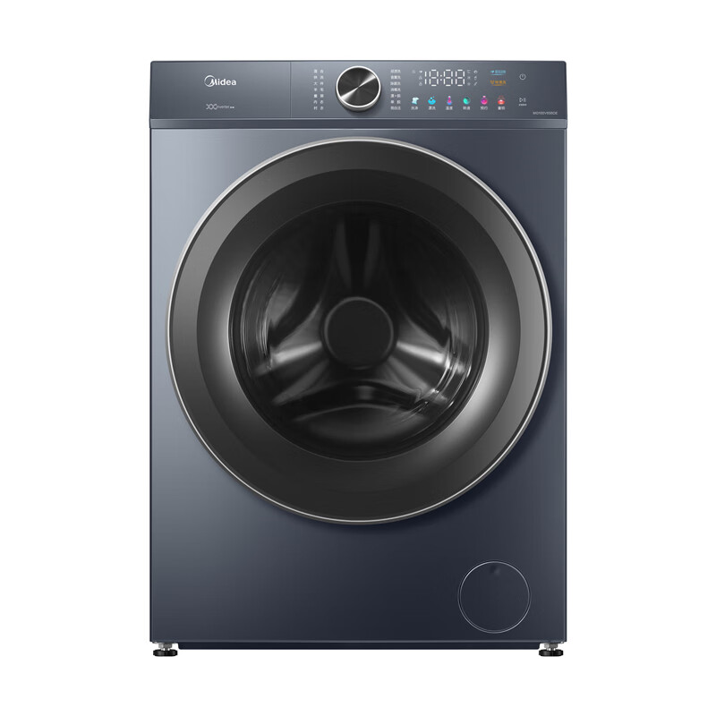 美的（Midea）滚筒洗衣机全自动 轻净直驱系列 直驱变频 顽渍超精洗 靓彩屏 全域除菌螨 10公斤 MG100V656DE