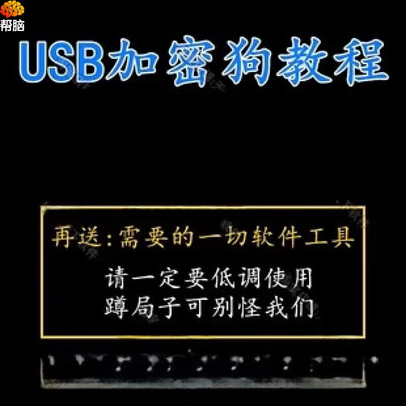 usb加密狗复制破解技术修改工具软件全套检测克隆脱壳视频教程课