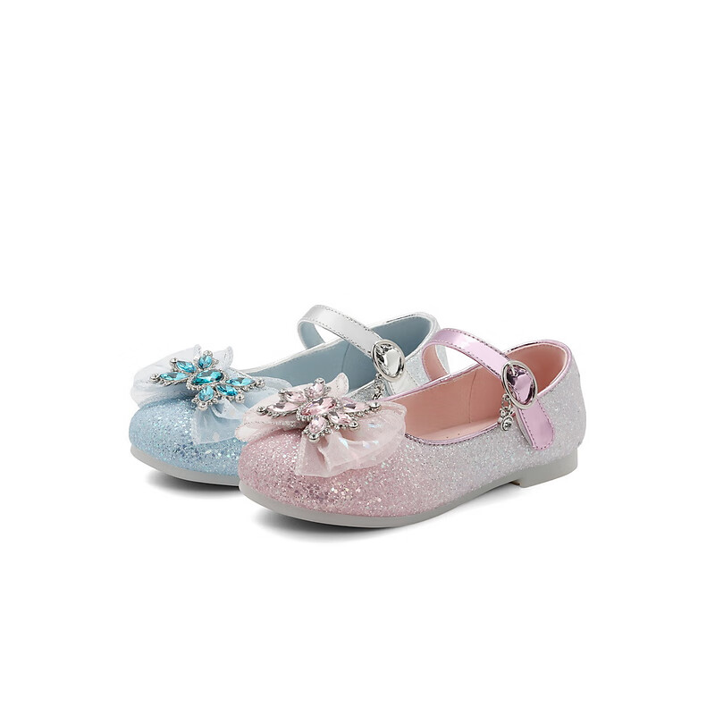 百丽渐变色小皮鞋童鞋2023秋季新商场同款公主风玛丽珍单鞋A3321C83 蓝色 30