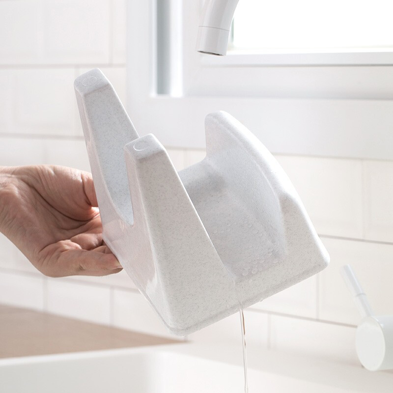 茶花（CHAHUA） 茶花 锅盖架 厨房锅盖座塑料锅盖砧板多用架 2个装