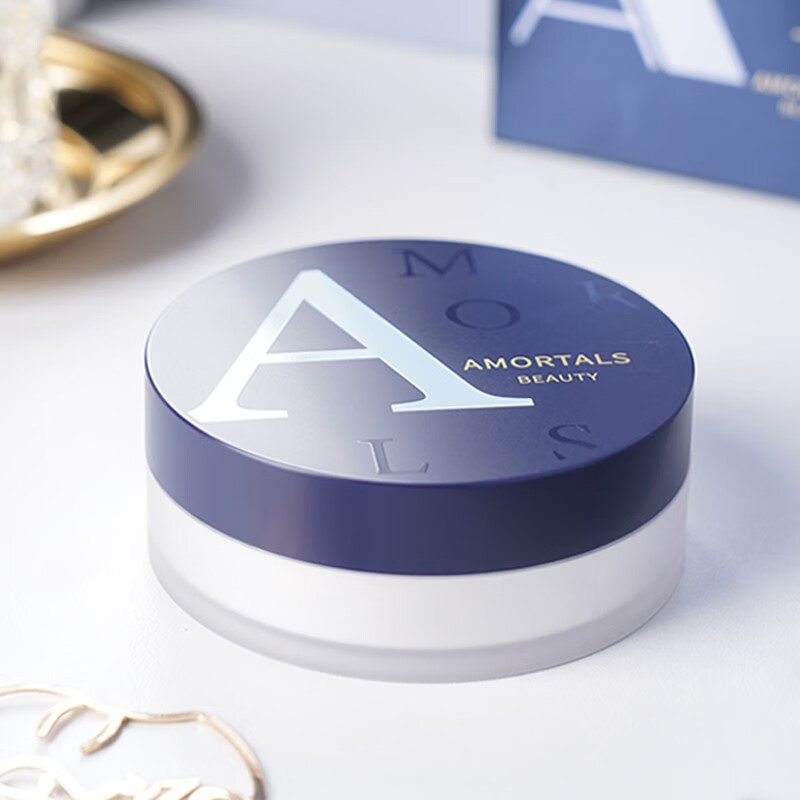 尔木萄（AMORTALS）高清丝雾散粉蜜粉定散粉妆清爽控油细致毛孔不易脱妆刷子七夕礼物 【#101高清透】8.5g