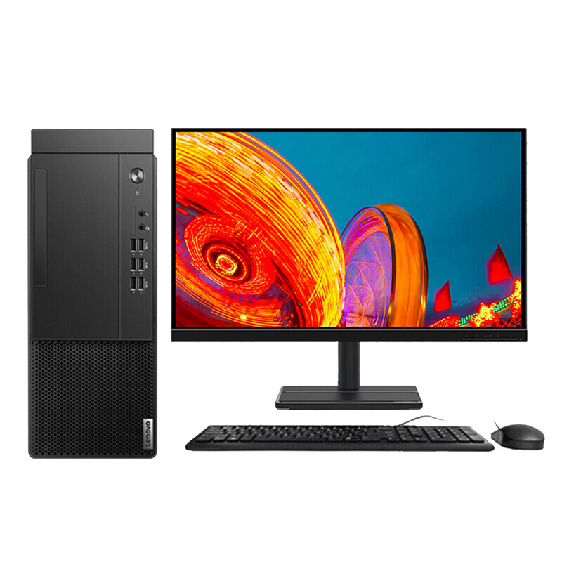 001家代理商联想thinkcentre m730e【支持win7】商用台式电脑i3-10100