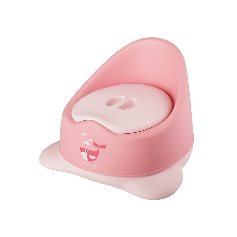 茶花儿童便盆家用儿童坐便器坐便圈男孩尿盆男女宝宝小马桶 活力蓝