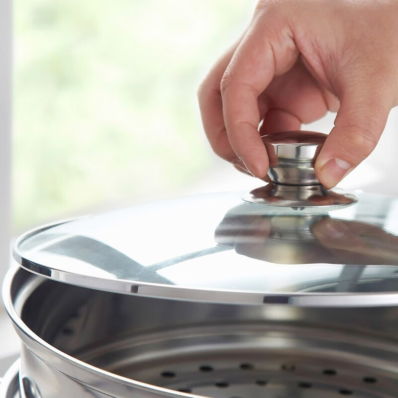 NOKA 28CM双层加厚不锈钢汤蒸锅 NOKA-20133