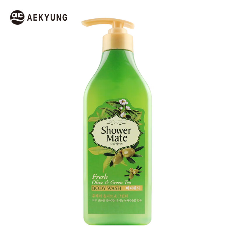 爱敬橄榄绿茶清爽保湿沐浴露550g(沐浴液淋浴露 香氛沐浴乳)