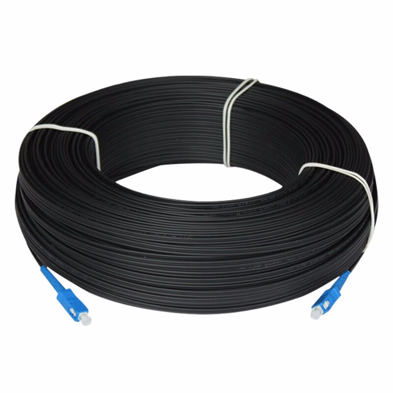 YOUYSI皮线光缆光纤跳线SC-SC跳纤室外钢丝单芯纤皮线 光纤入户电信移动联通通用到