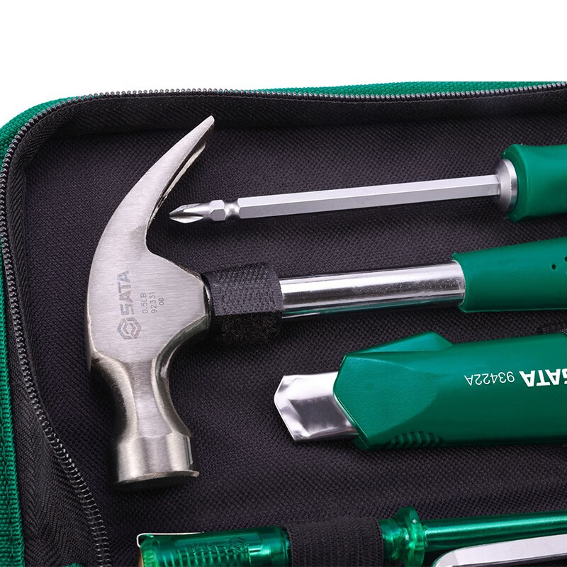 世达（SATA）06001 7件套基本维修组套 家用工具包 五金工具包 日常家用维修套装 06001