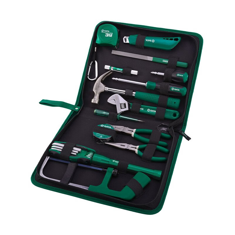 世达（SATA）家用五金工具套装27件基本维修组套 06005