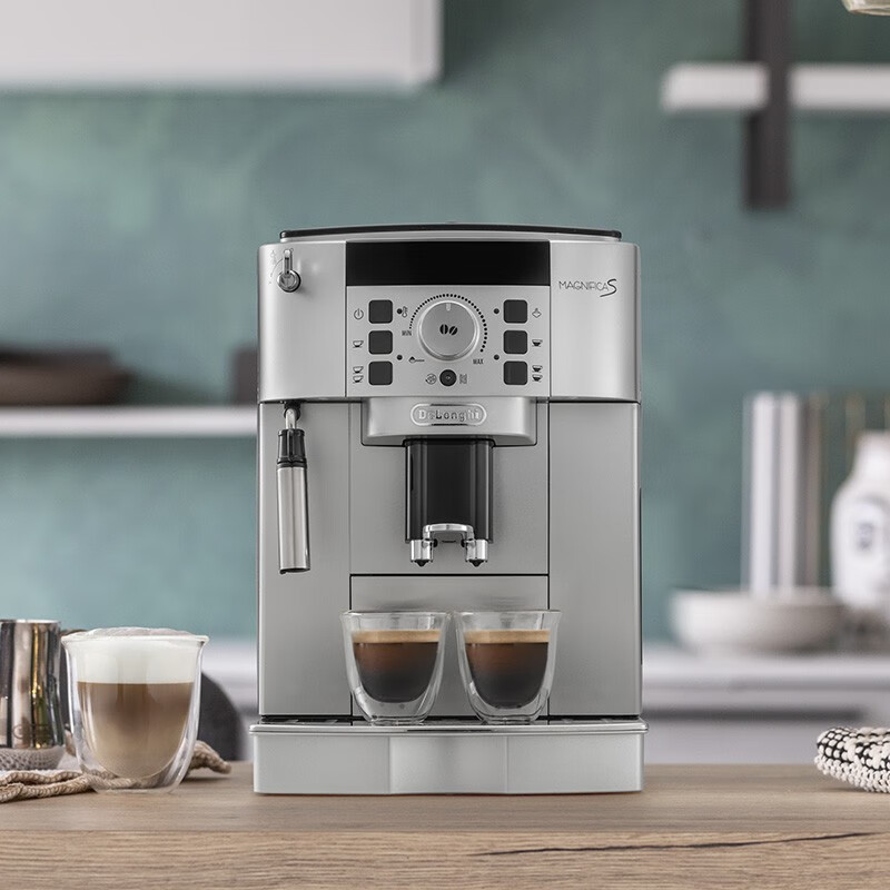 Delonghi delonghi全自动半自动咖啡机意式家用双头磨咖啡豆现磨现煮打奶泡 零基础款ECAM22.110.SB