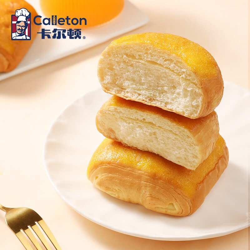 卡尔顿（Calleton）小方面包480g 夹心零食早餐食品营养糕点点心小吃蛋糕整箱 小方面包480g